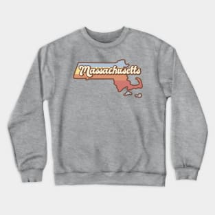 Massachusetts Retro Crewneck Sweatshirt